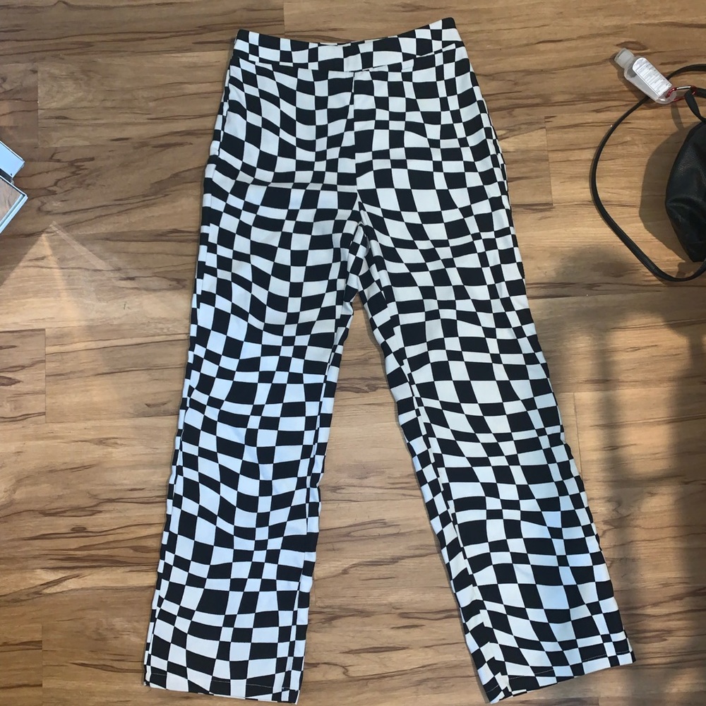 Checkered Pants